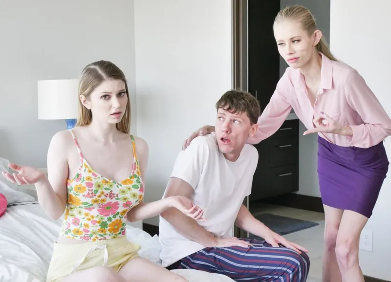 Mẹ kế bắt con gái riêng của anh xã xxx với cậu con trai